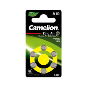 Батарейка CAMELION Zinc Air A10-BP6(0%Hg) 6 шт. в блистере