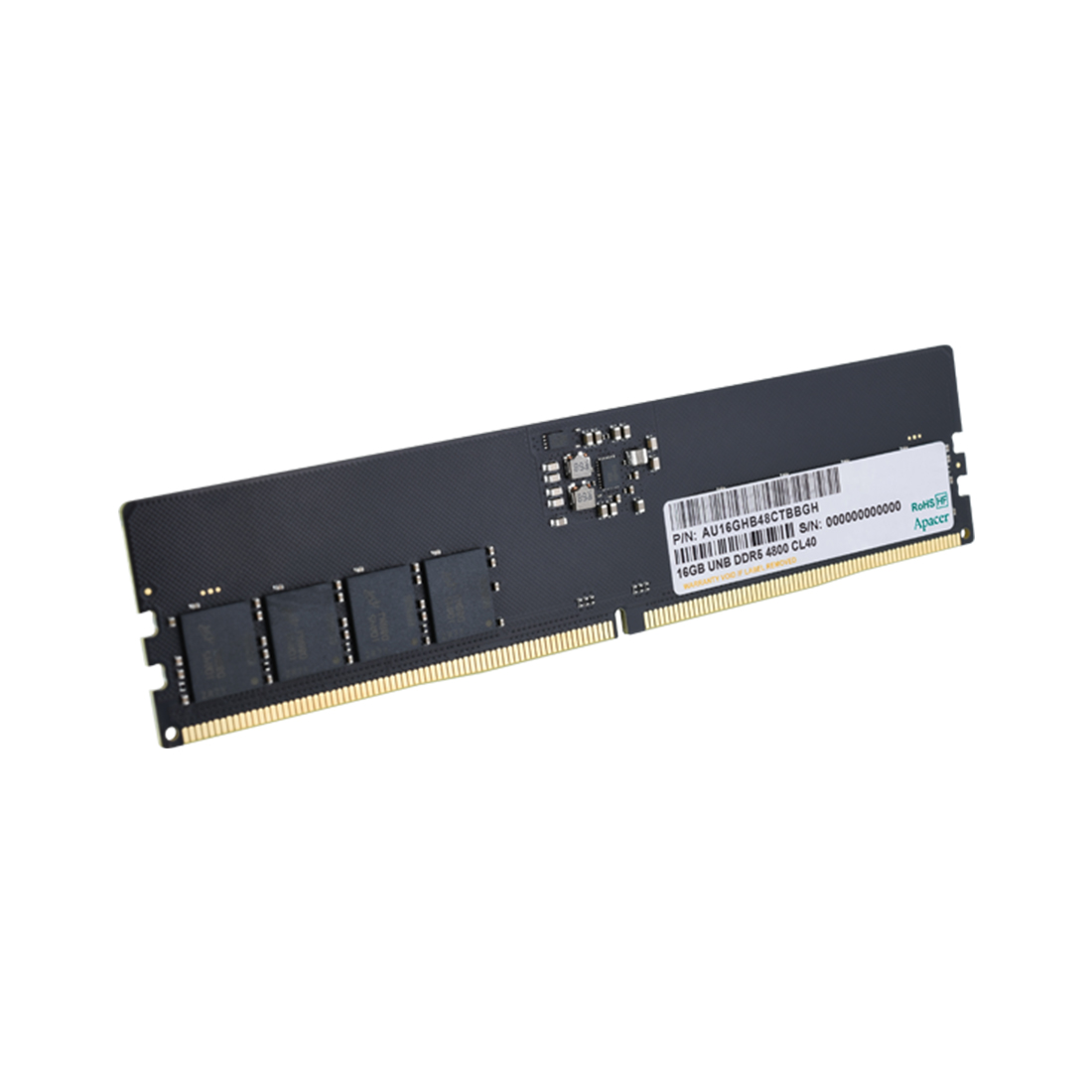 Модуль памяти Apacer FL.16G2A.PTH DDR5 16GB 4800MHz